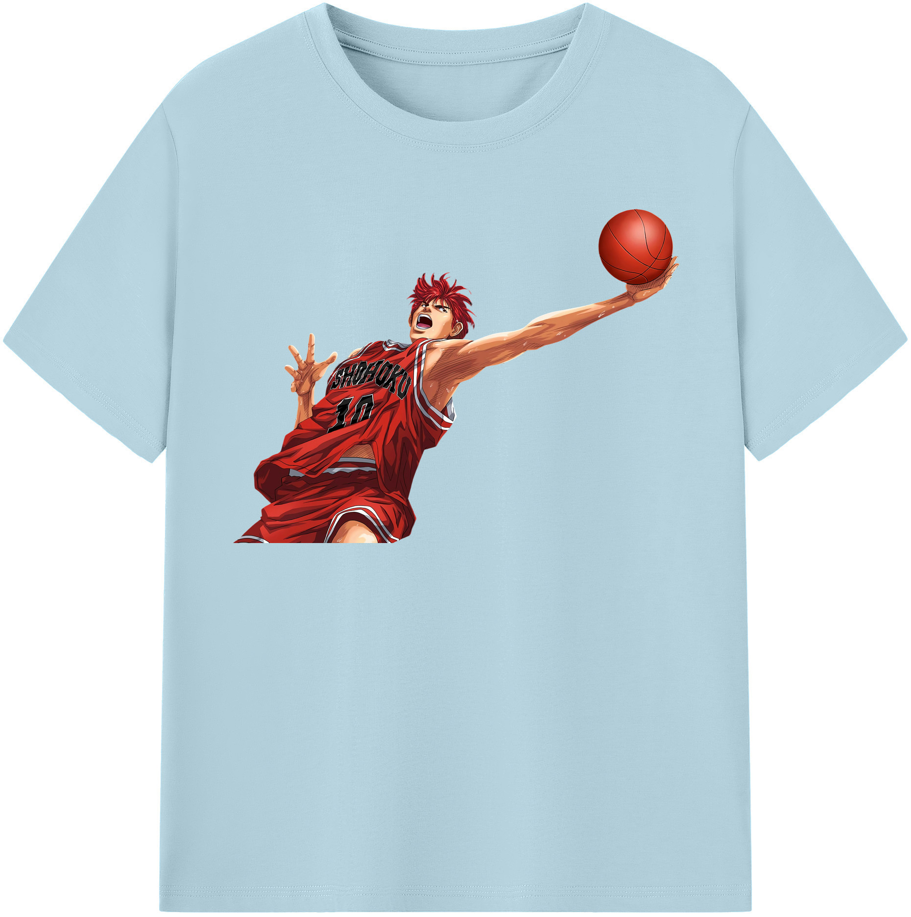 （画像用） SLAM DUNK／スラムダンク 綿100％半袖Tシャツ（フロントプリント）